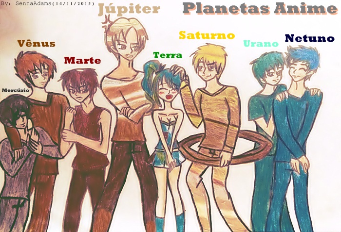 Planets Anime Version by SennaAdams on DeviantArt Planets Anime Version by SennaAdams on DeviantArt
