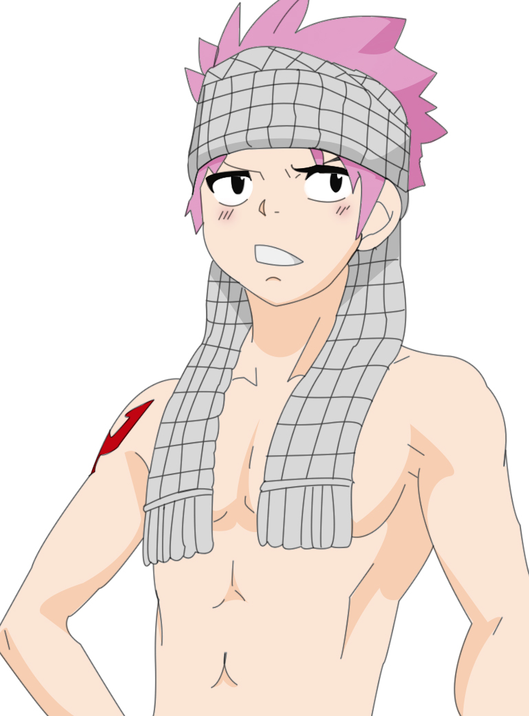 Lineart De Natsu Bufanda