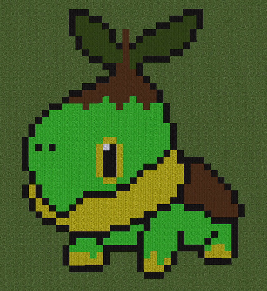 Minecraft: Turtwig by TheMasterApprentice on DeviantArt