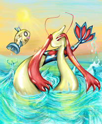 Milotic  and Feebas