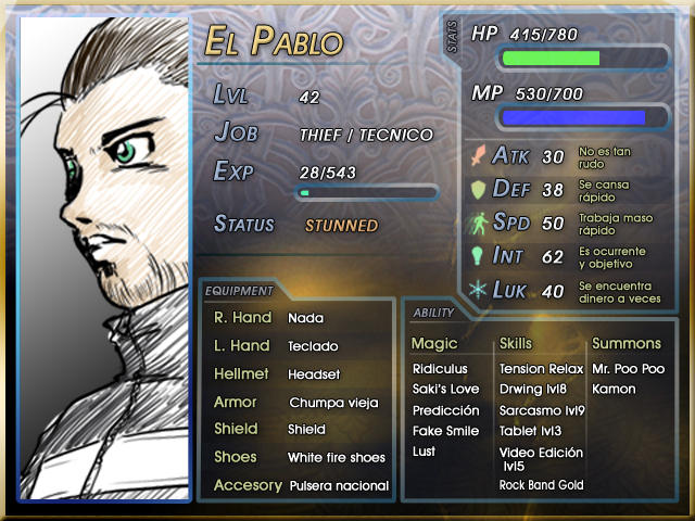 RPG-Stats by KiruOtoko on DeviantArt