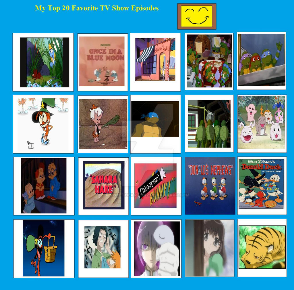 Deviantart Which Episode My Top 20 Best TV-Show Episodes by sweetheart1012 on DeviantArt