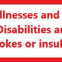 Illnesses and Disabilities are not jokes Stamp