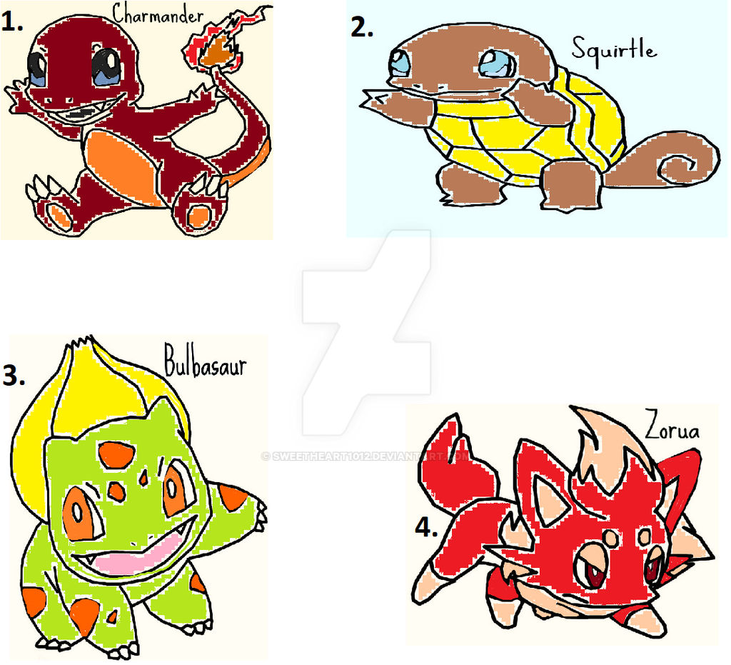 Basic Pokemon Point Pokemon Point Adopts (3 left) by sweetheart1012 on DeviantArt