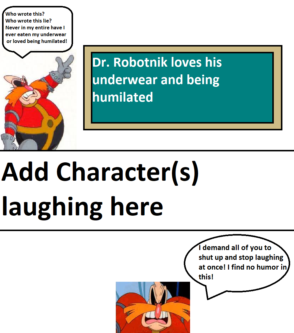 Who laughs about lie about Dr. Robotnik Meme by sweetheart1012 on ...