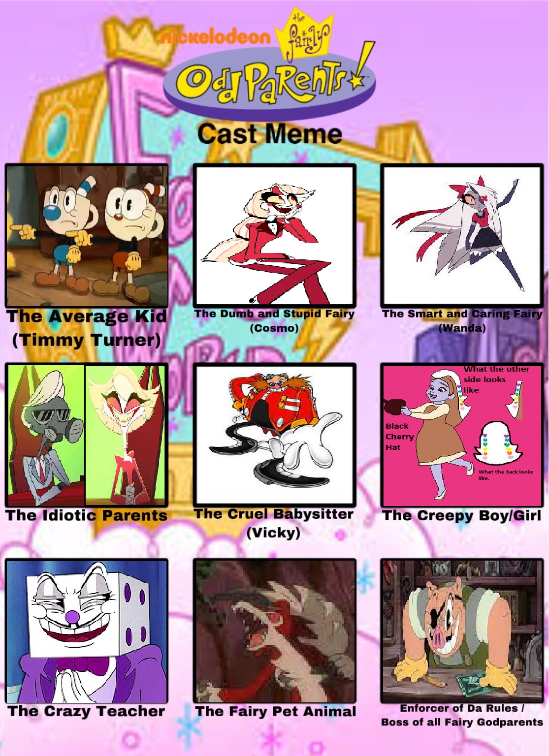The Fairly Oddparents Cast Meme X-Over by sweetheart1012 on DeviantArt