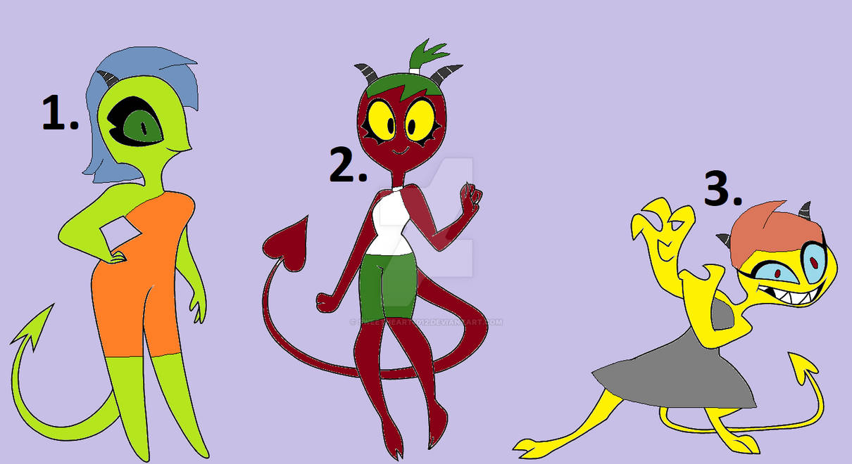 Imp Base Helluva Boss - Background Imps #10 - Bases by VivzieBases on DeviantArt