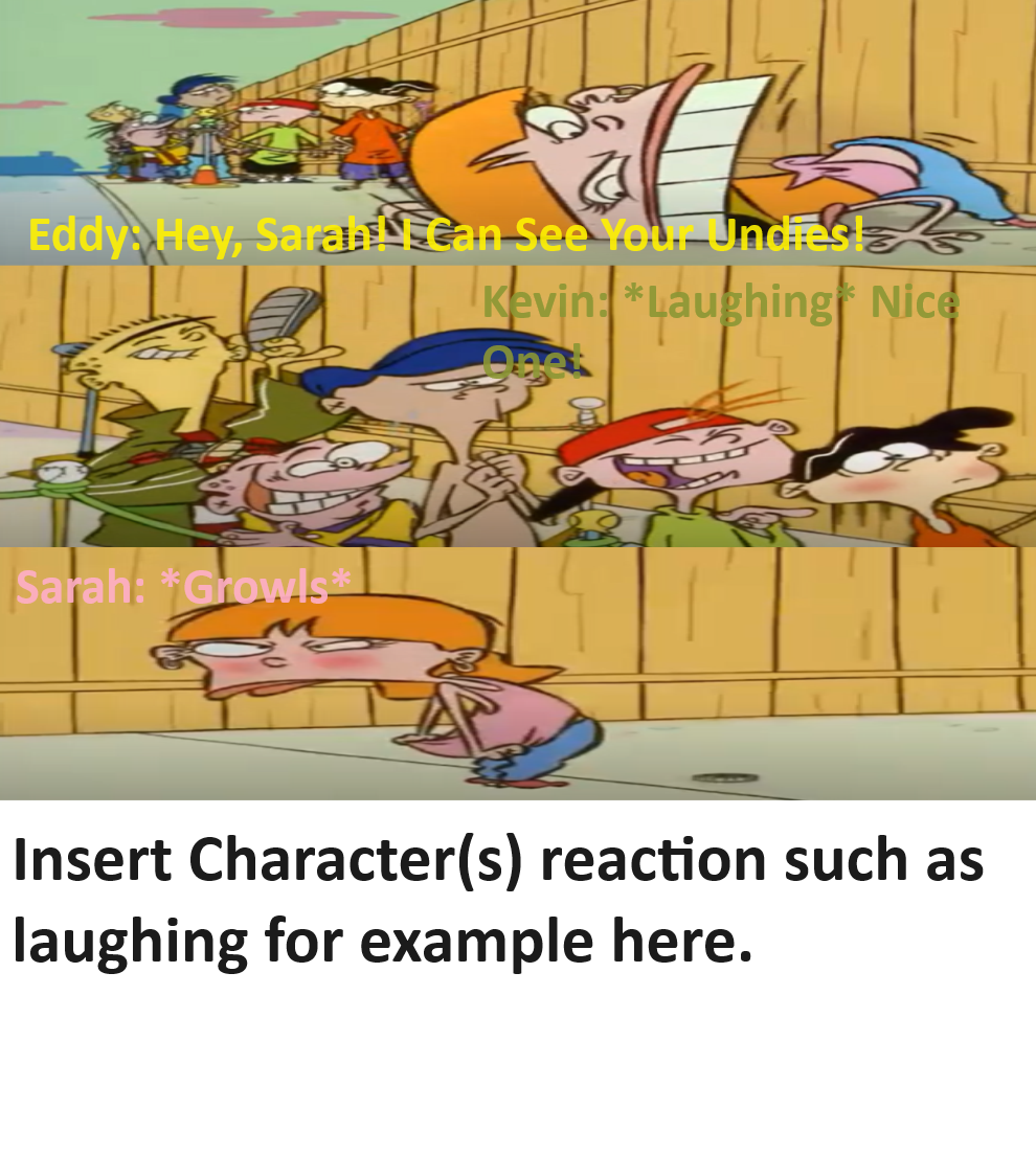 Sarah Rocks Meme Who laughs at Eddy trolling Sarah Meme by sweetheart1012 on DeviantArt