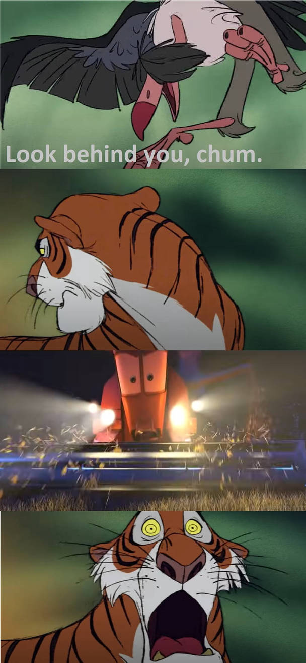 Shere Khan sees Frank from Cars Meme by sweetheart1012 on DeviantArt