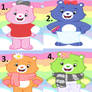 100 Point Care Bear Adopts