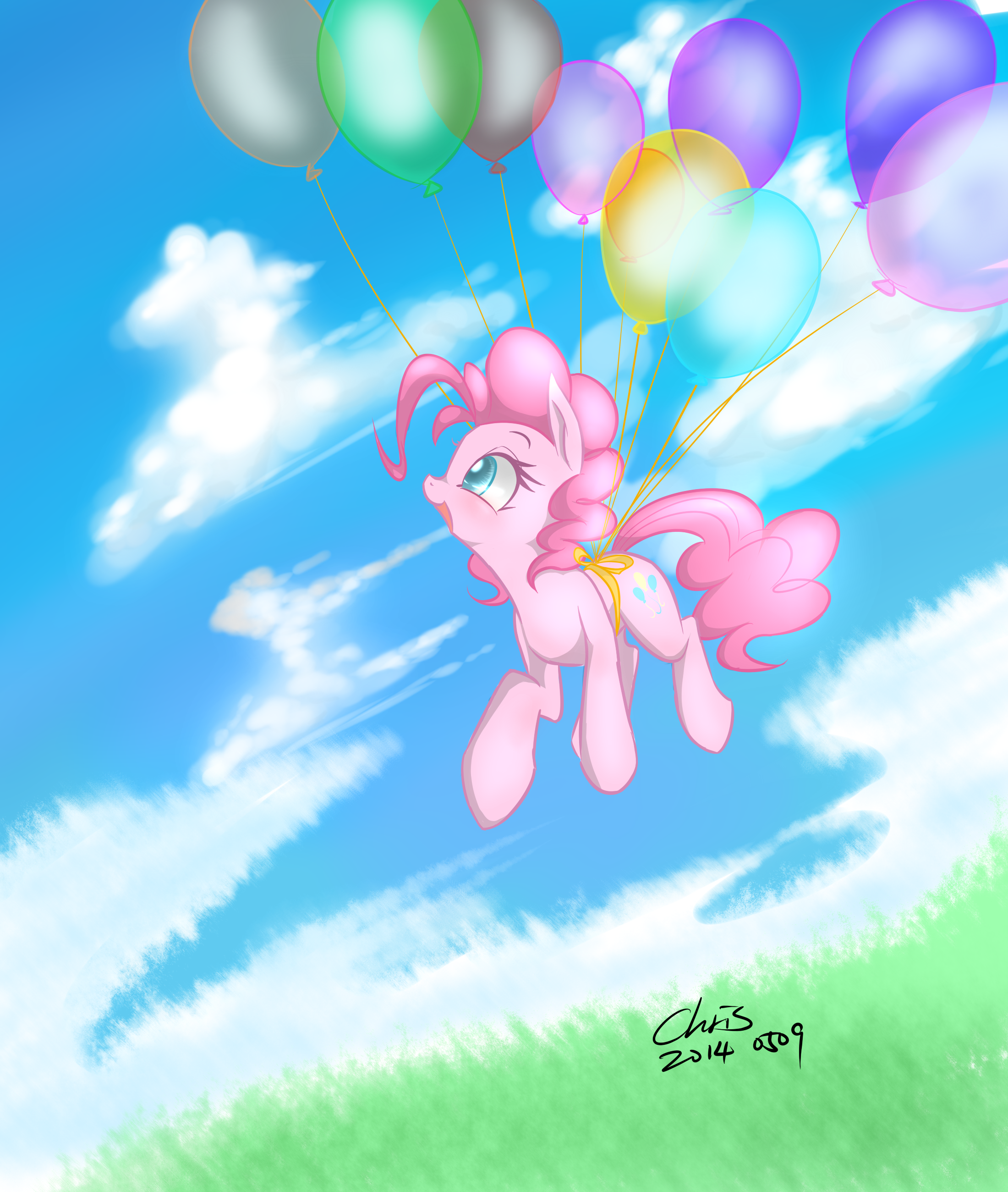 Pinkie sky