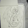 dragon tattoo sketch