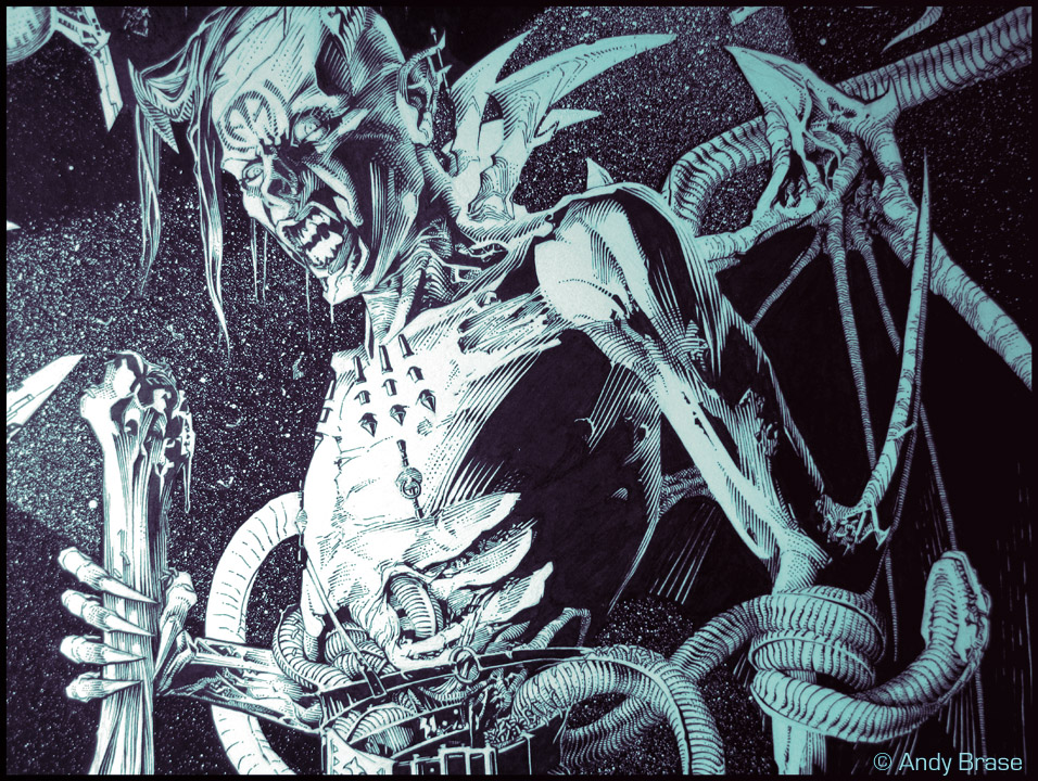 Zombie Demon: Ink detail