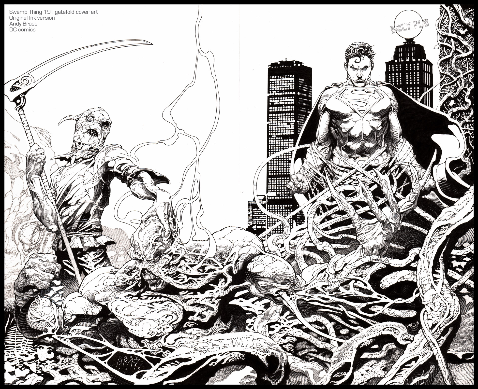 Swamp Thing 19: INK only