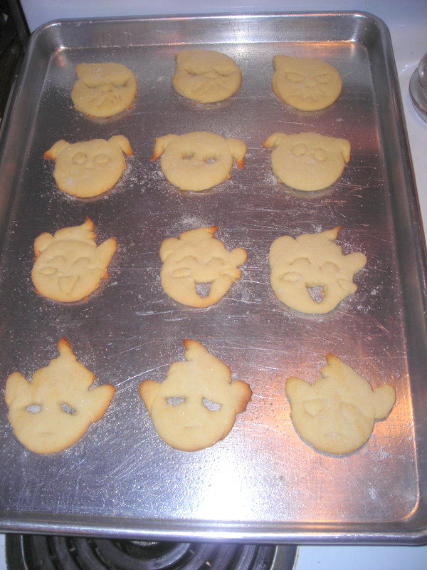 Soul Eater Cookies- Baked