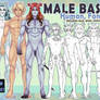 P2U Male Basepack - Human, Fantasy and Furry