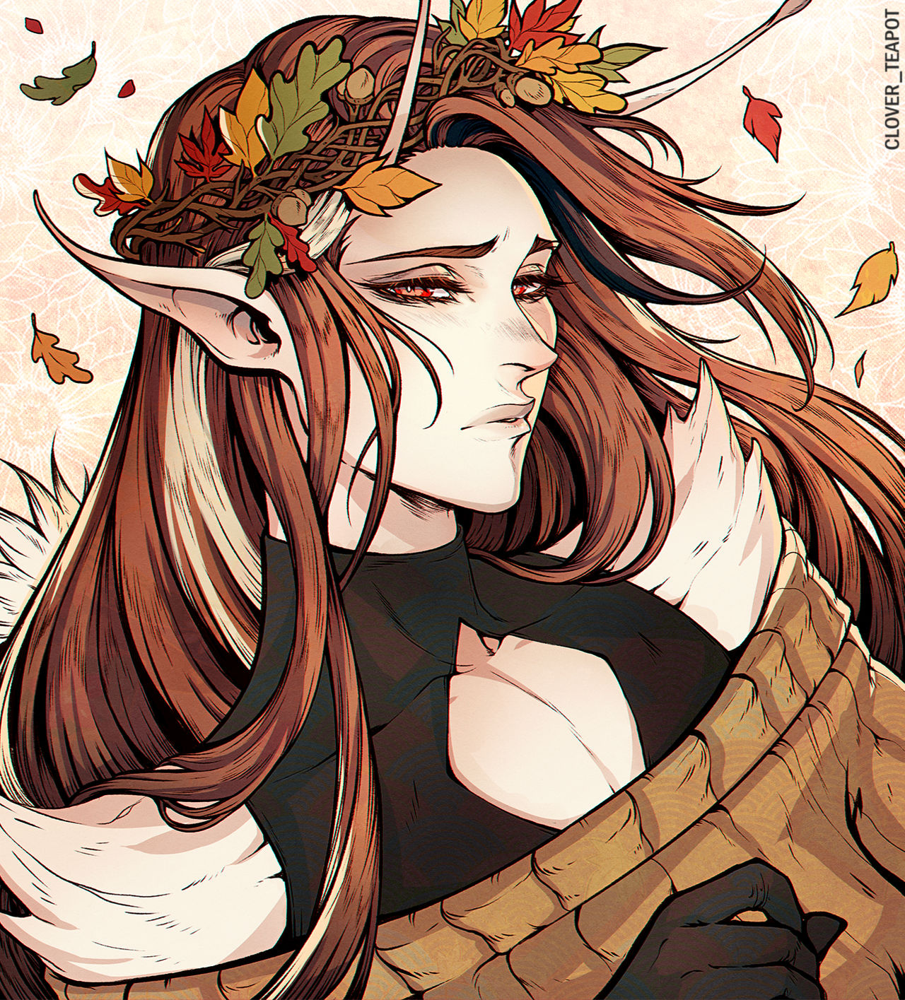 Deviantart Fall Autumn - Doodle Commission by clover-teapot on DeviantArt