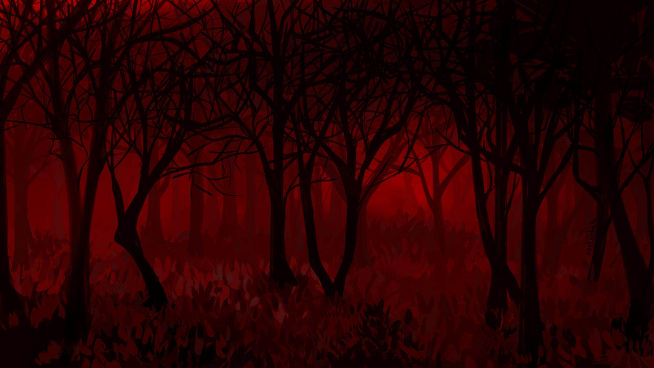 Bloody forest from the cover by Tolkan228 on DeviantArt