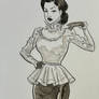 Arts done at Bulles a croquer: Lady d'Arcy