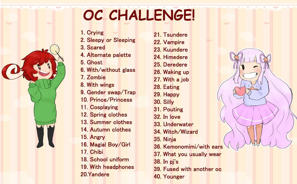 OC Prompt Challenge by Lear-is-not-amused on DeviantArt