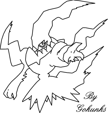 Lineart de Darkrai