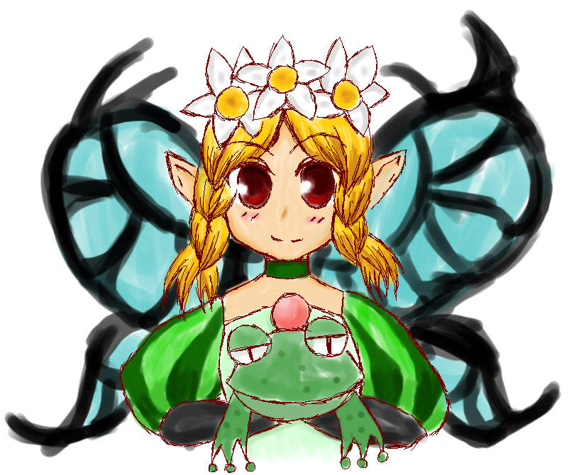 Mercedes Loves Frogs by cheesecakebanshee on DeviantArt