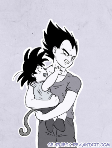 Commission - Vegeta and Goku