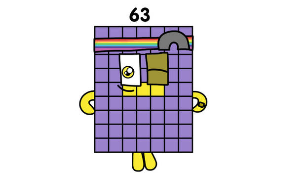 Number 63 Number Block TicketyToc-NBTulip35 - Hobbyist, Digital Artist | DeviantArt