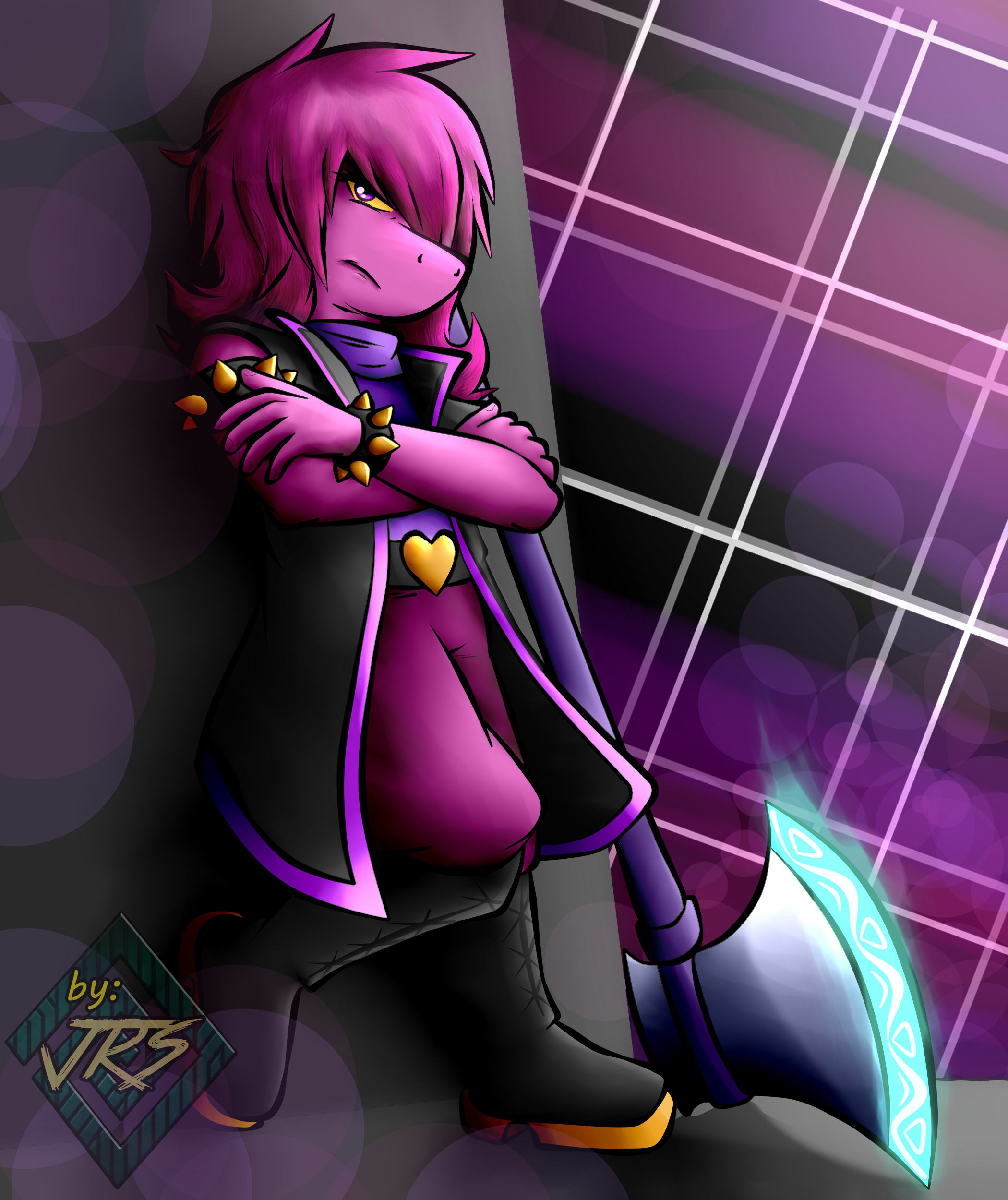 Susan From Delta Rune SUSIE: THE MONSTER|Delta Rune Fan art by TheJozeRSkales on DeviantArt