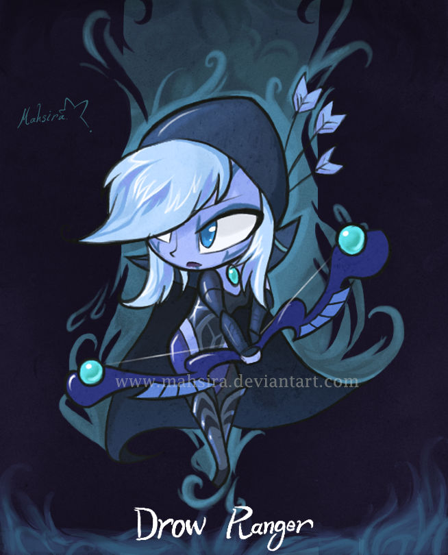 Drow Ranger by Mahsira on DeviantArt