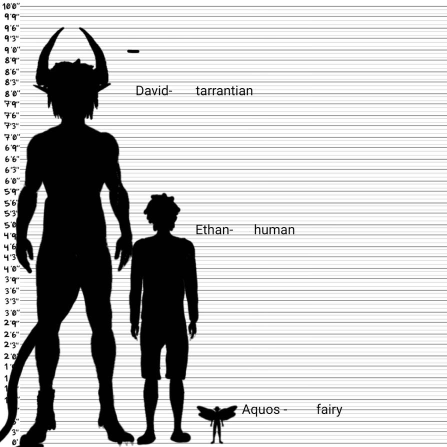 Oc height chart for reference by foxlover198 on DeviantArt