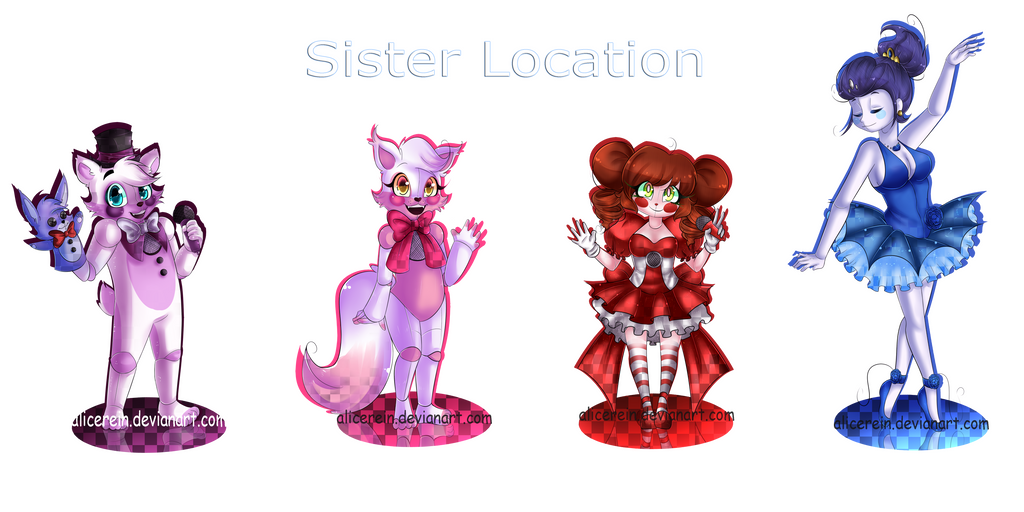 FNAF-Sister Location Chibi