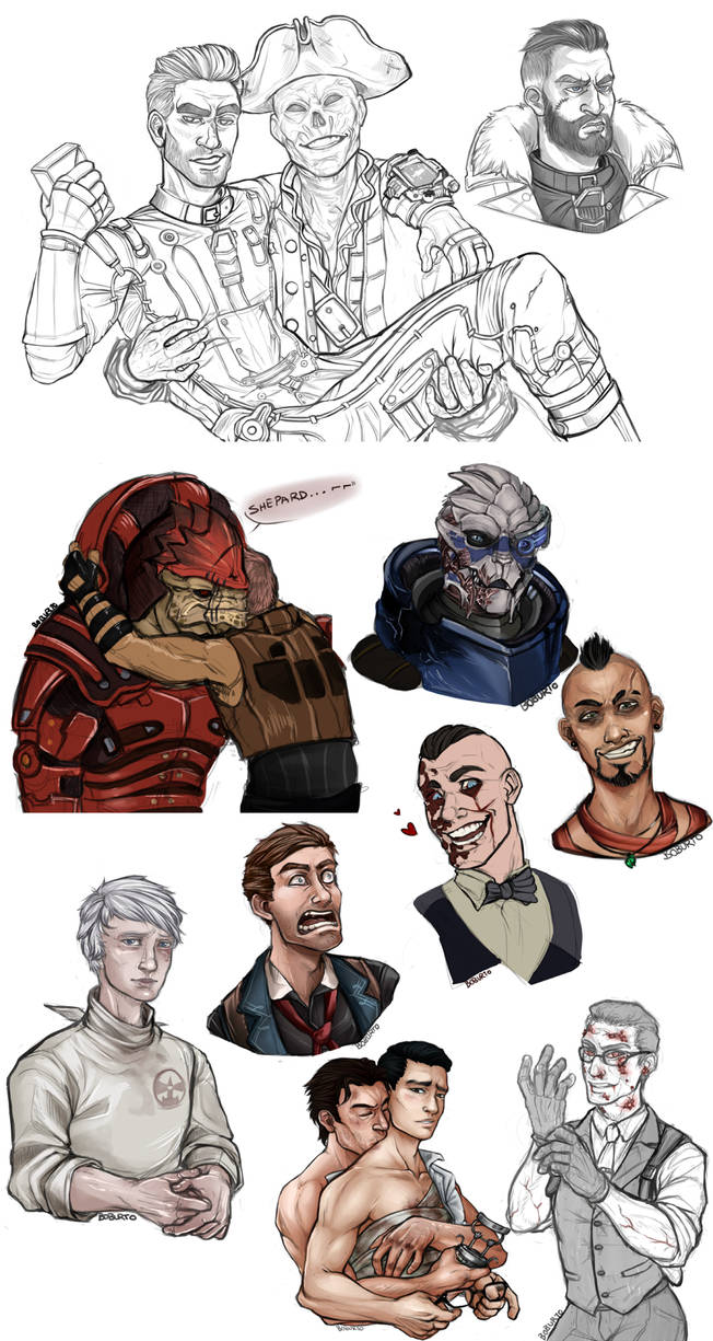Game Fanart dump by Boburto