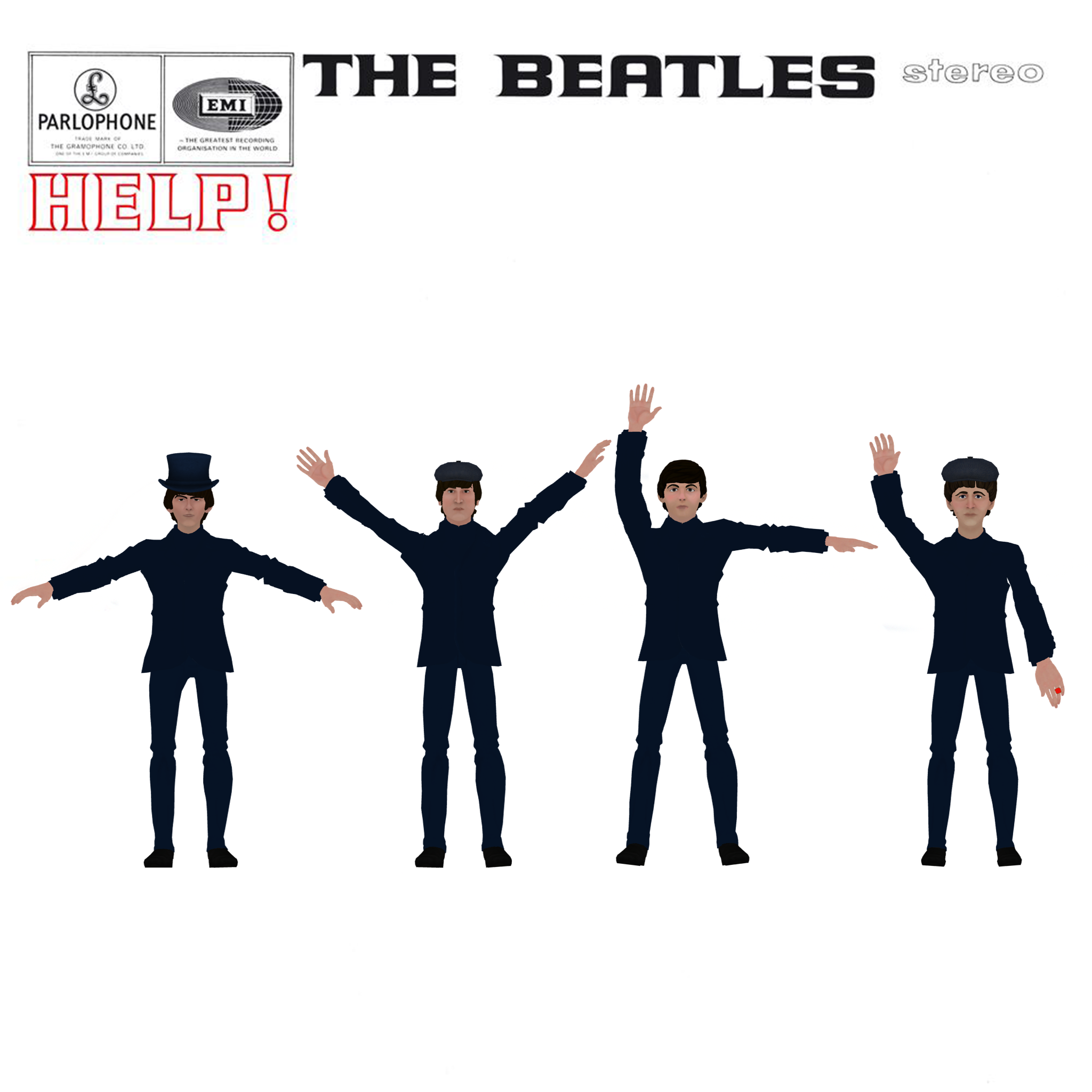 HELP! Album Cover 3D Render by SpiritedSpy on DeviantArt