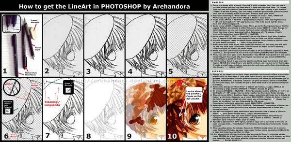 + How to do the LineArt + by Arehandora