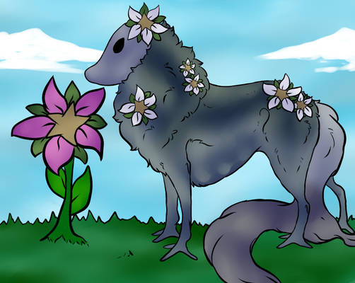 Smelling the flowers