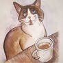 kitty and tea