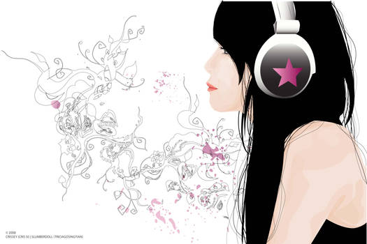 Tricia Headphones: vector