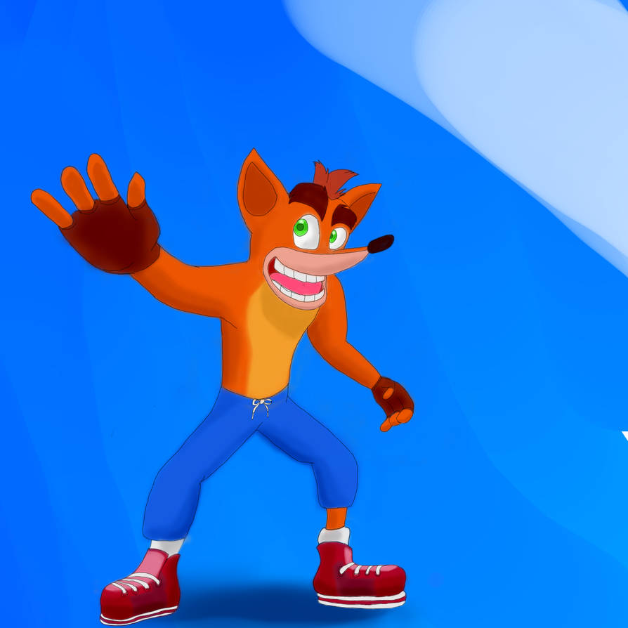 Crash in sai by Lombaxwarrior on DeviantArt