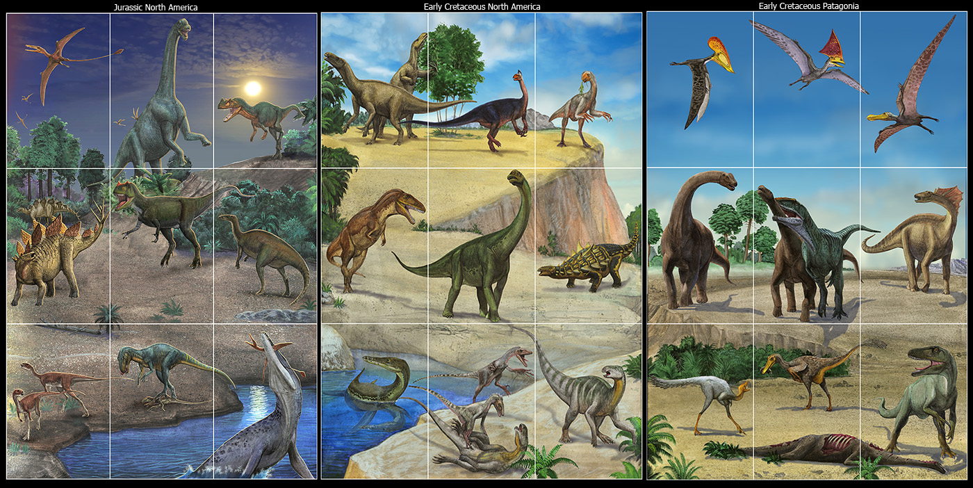 Card dinosaurs