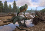 Daspletosaurs sp. (De-Na-Zin Tyrannosaurid) by atrox1