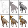 Corythosaurus creation process