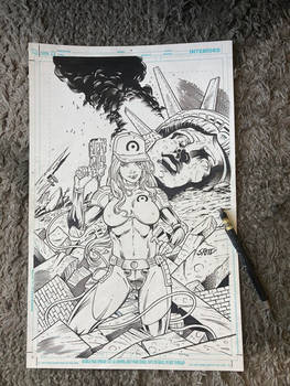 Sword of Justice Original art for SALE