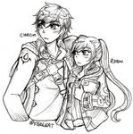 Chrom and Robin by FiireKat