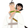 Samurai Jack and Ashi 'JASHI' - Vector