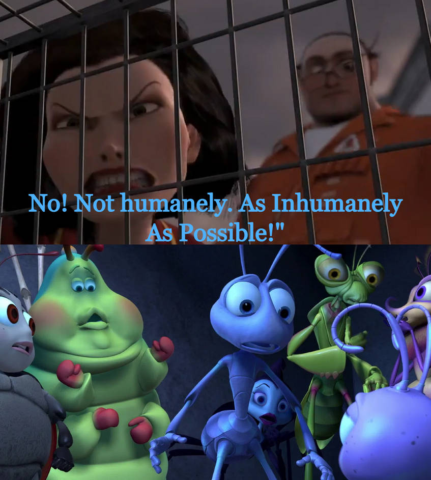 Cicus Scared Flik and Circus Bugs Scared of Gladys Sharp by Batboy101 on DeviantArt