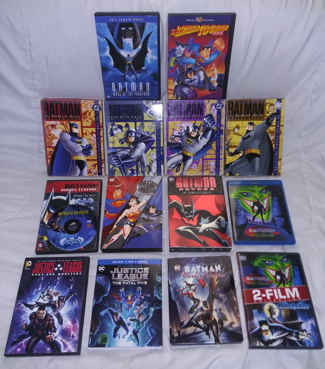 My DC Animated Universe DVD Collection by Batboy101 on DeviantArt