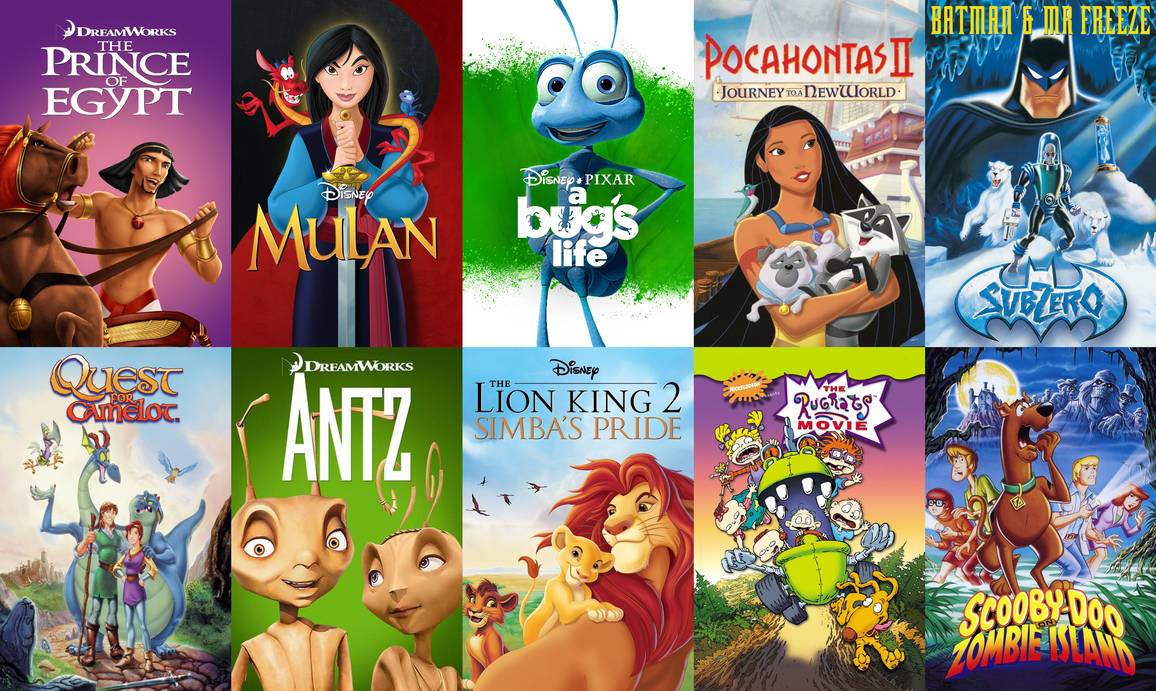 10 Animated Movies Of 1998 by Batboy101 on DeviantArt