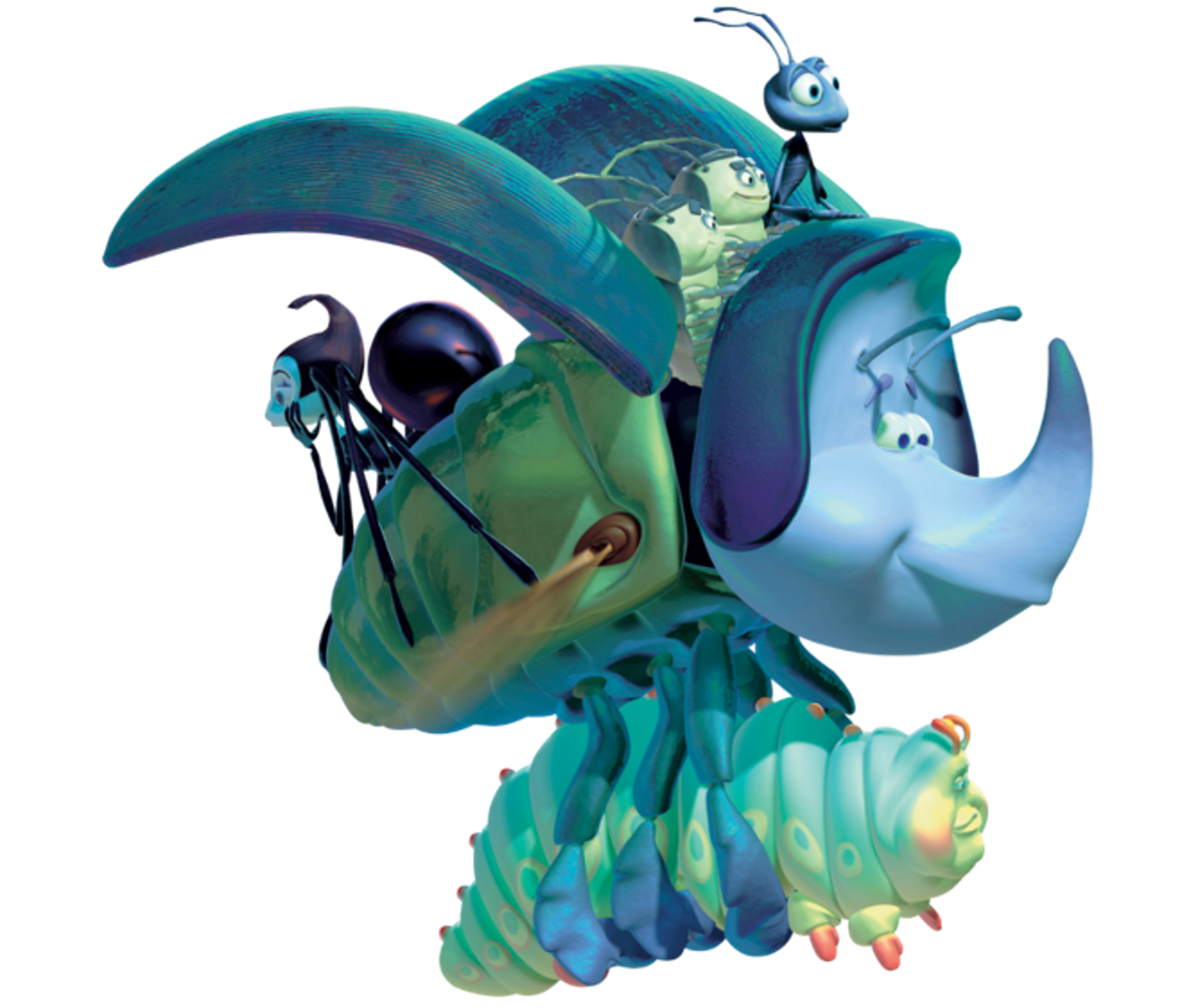A Bug's Life - Flik Flying With Friends VECTOR by Batboy101 on DeviantArt