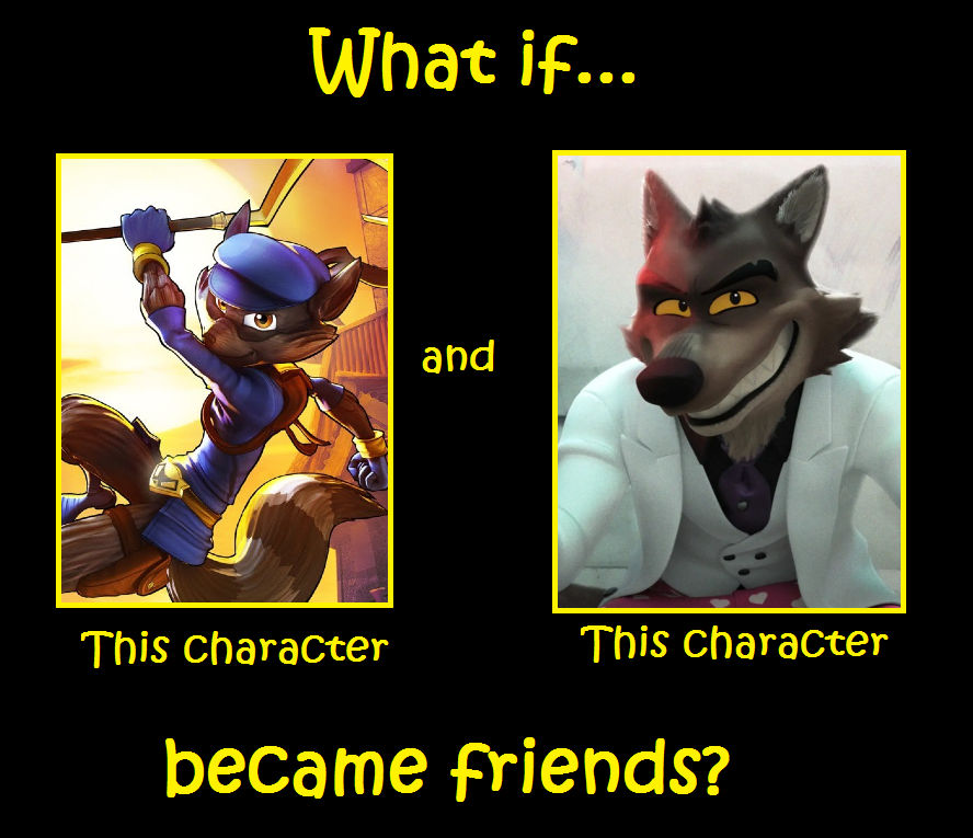 Sly Cooper vs Mr. Wolf ( vs The Bad Guys): connections in the